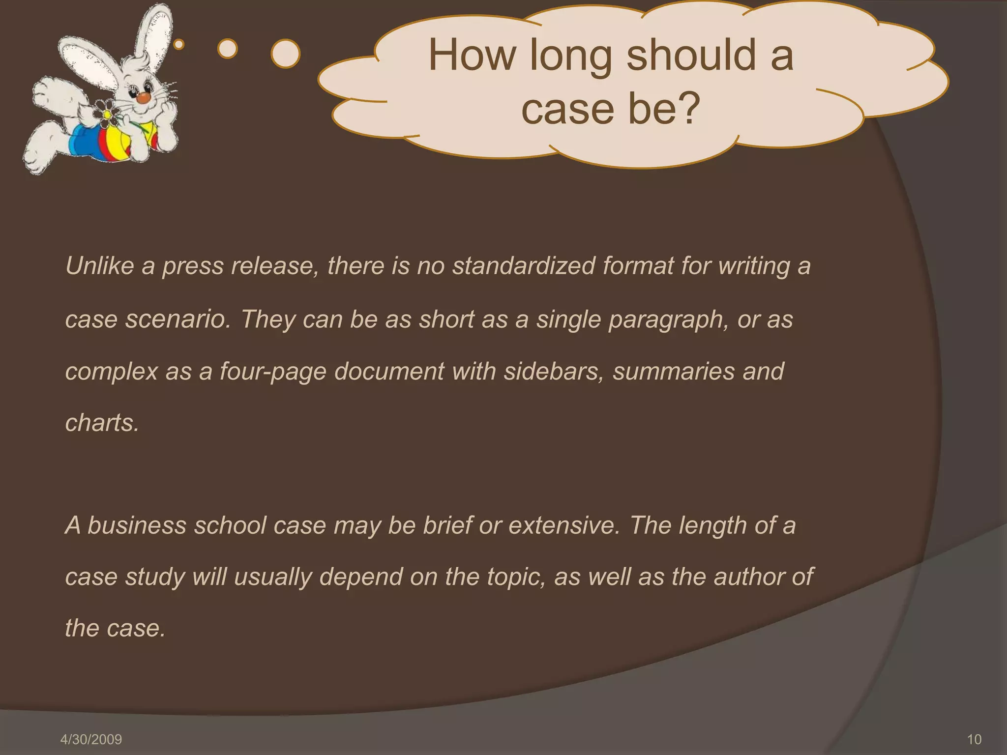 How To Write Effective Case Scenarios