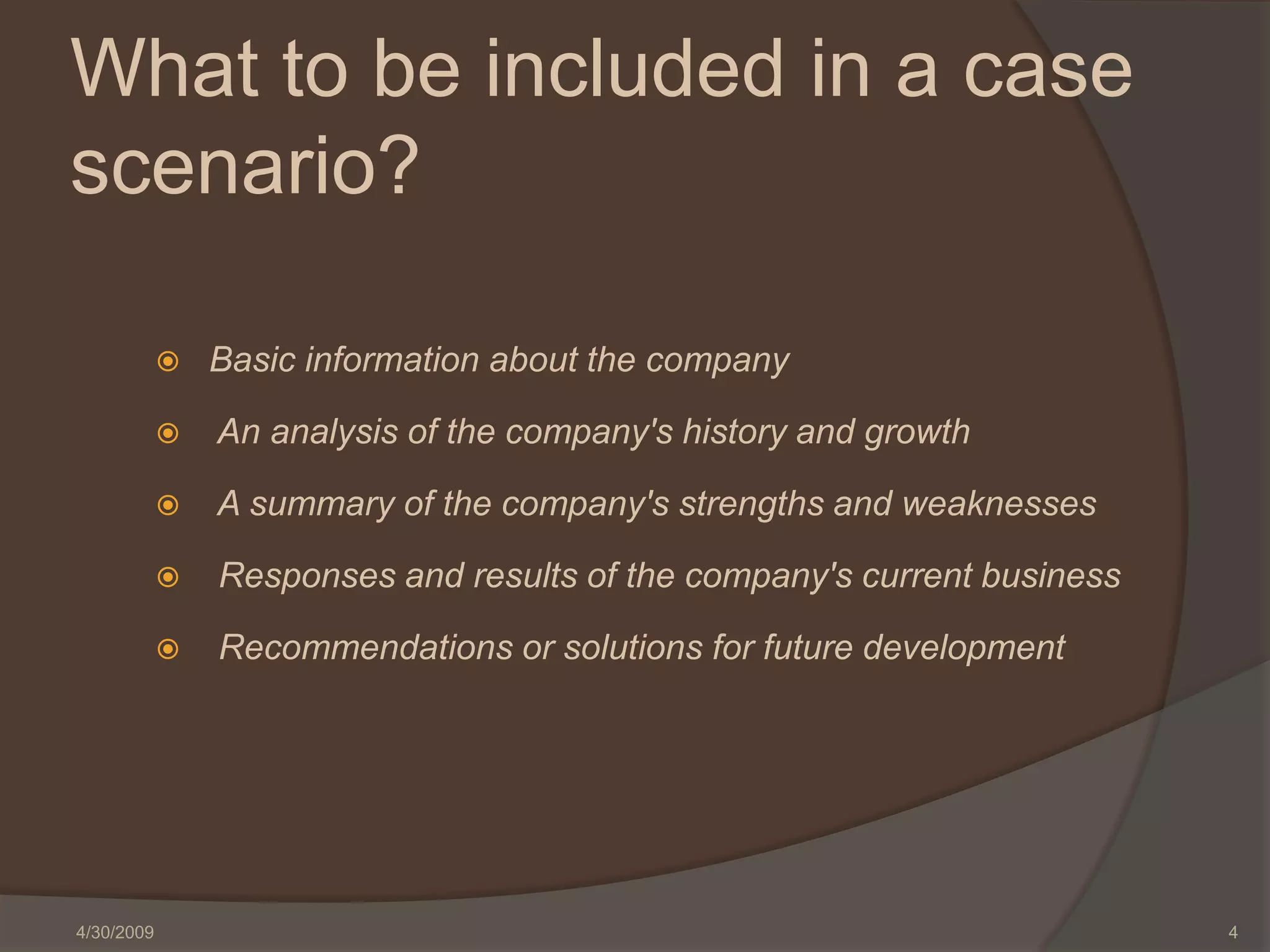 How To Write Effective Case Scenarios