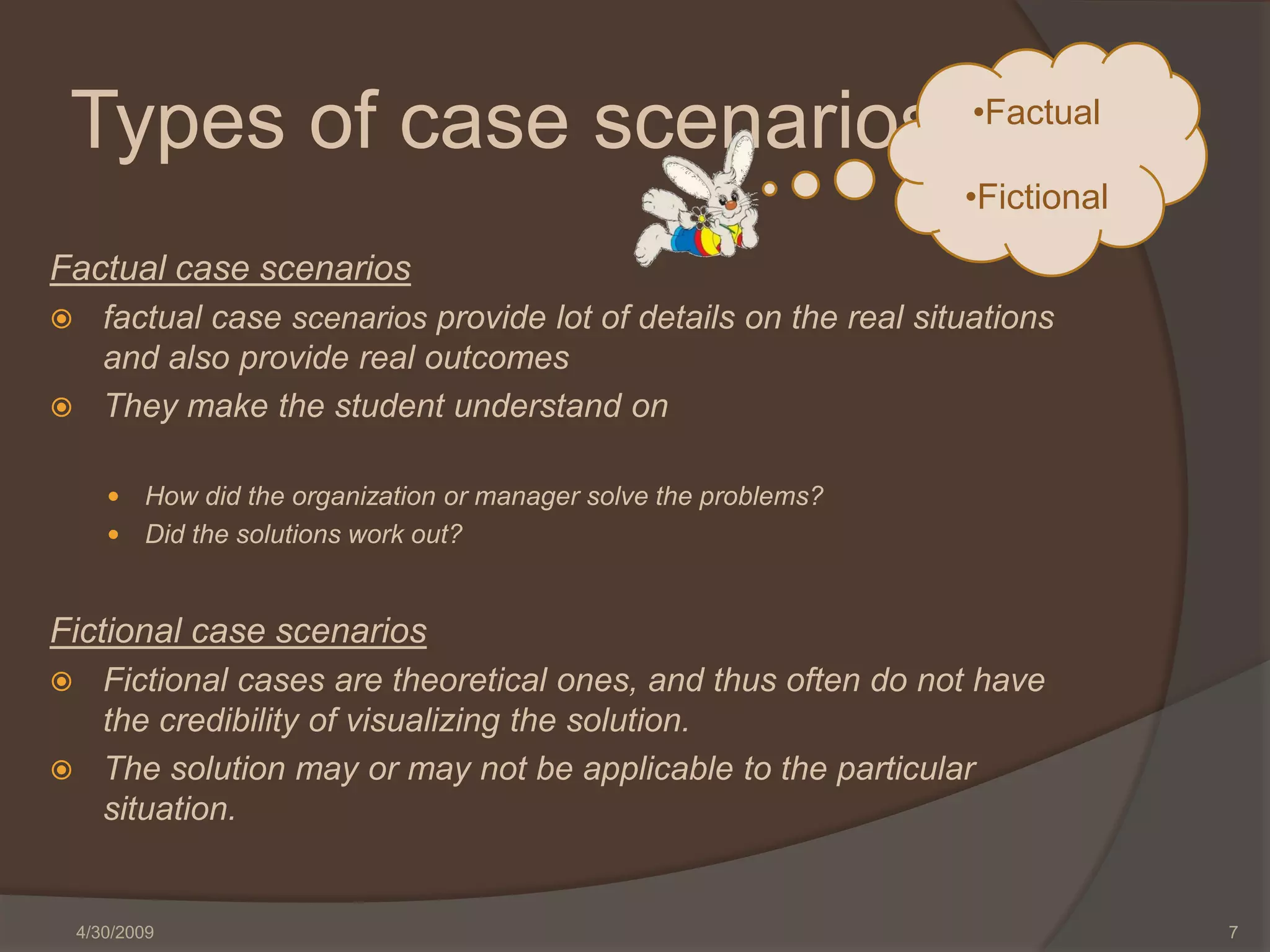 How To Write Effective Case Scenarios