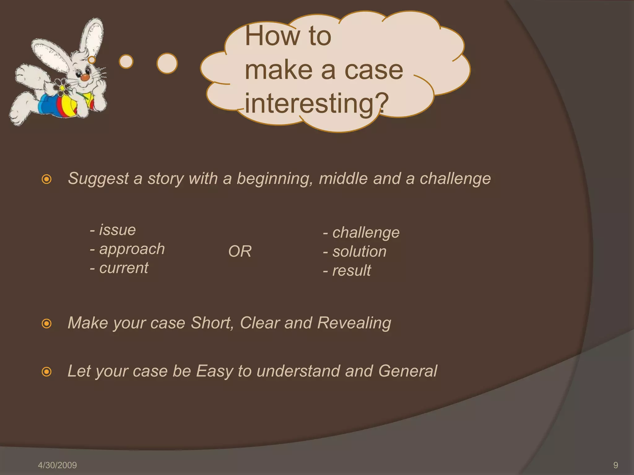 How To Write Effective Case Scenarios
