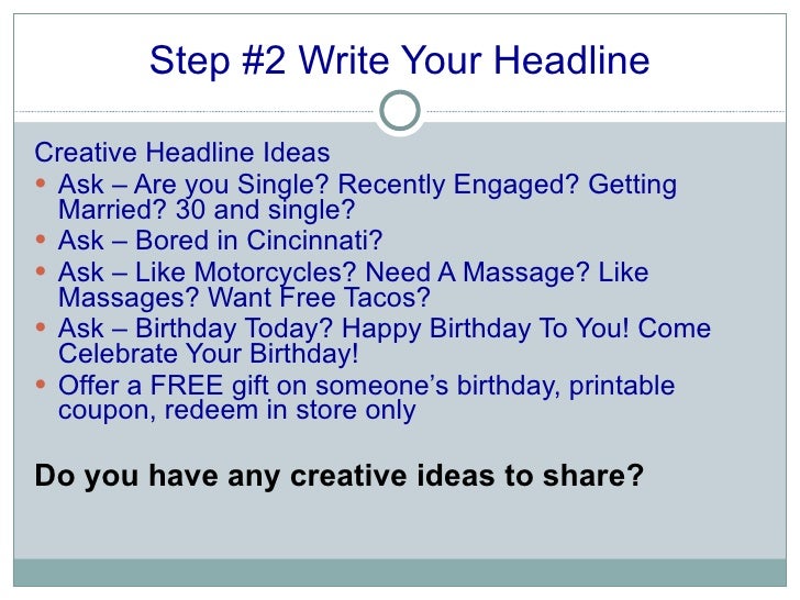 How to write an effective ad