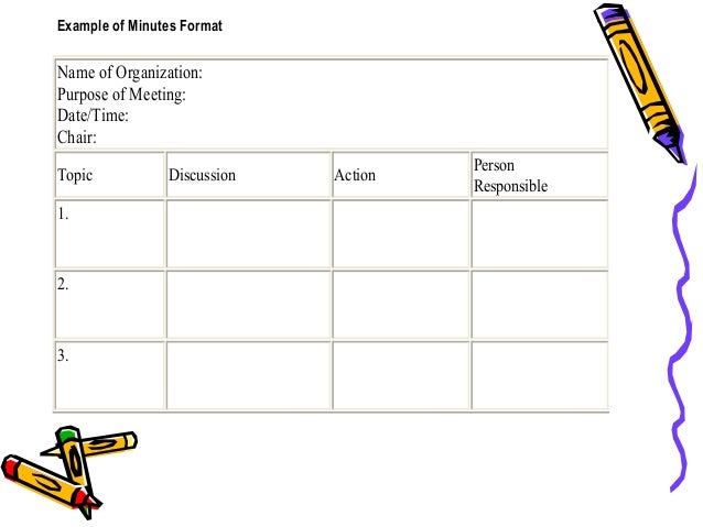 how to write effective meeting minutes write minutes example