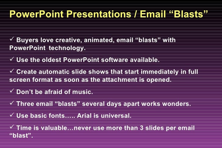 How to write a sales presentation