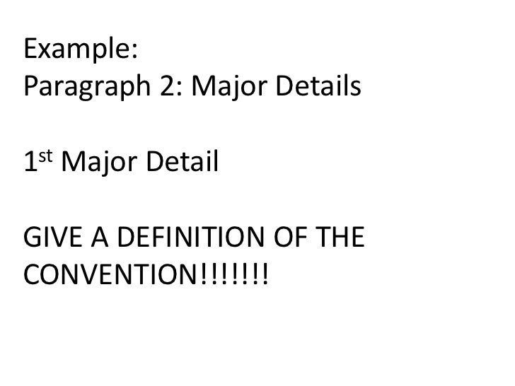 essay structure narrative major detail definition