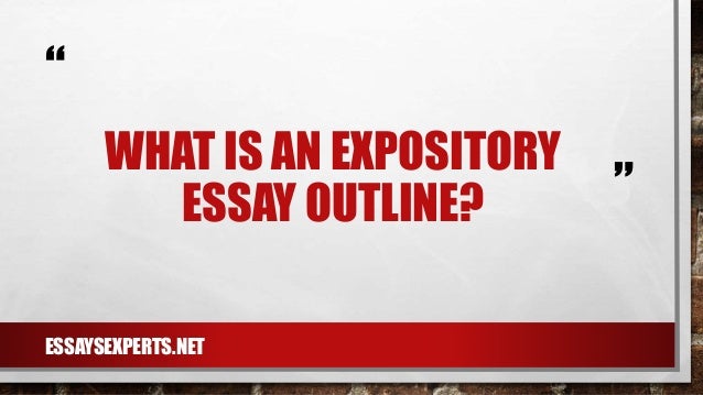 how to write a expository essay