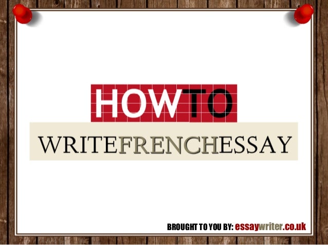 Do essay french