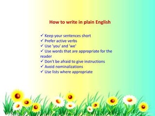 How to write good and correct English? | PPTX