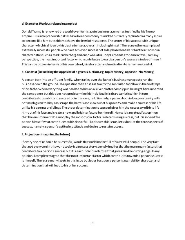 A level essay examples picture