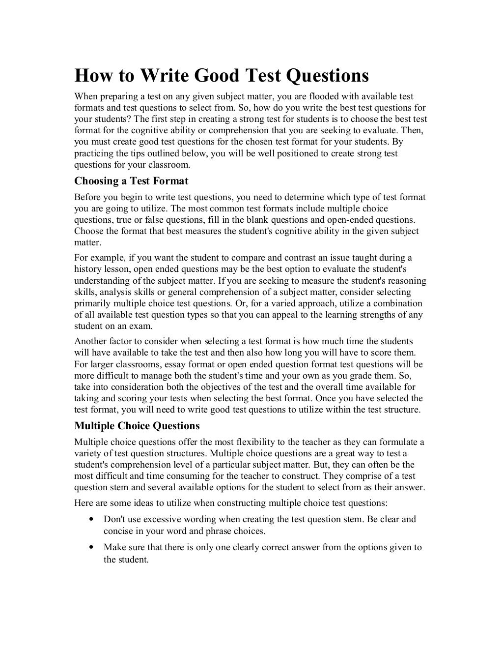 How To Write Good Tests , New to unit testing, how to write great tests ...