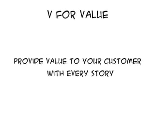 V for Value
 