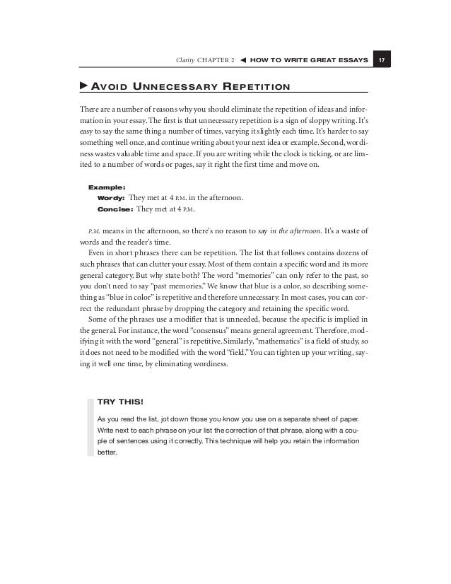 Write great essays picture