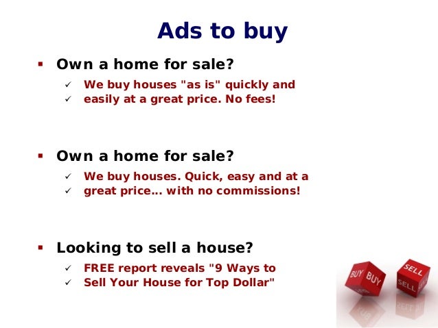 how to write a house description for sale