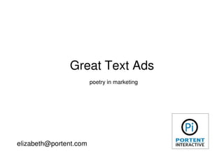 How To Write Great Text PPC Ads
