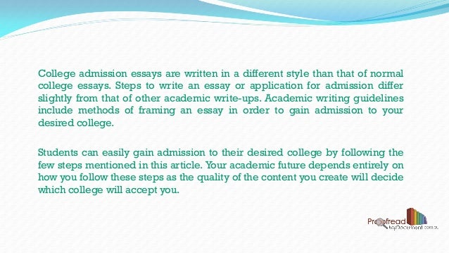 how to write essays for college note