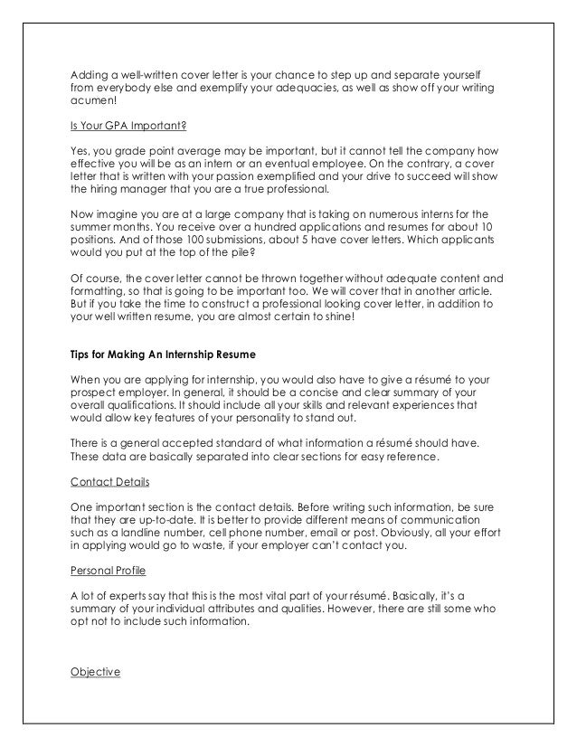 Resume cover letters how to