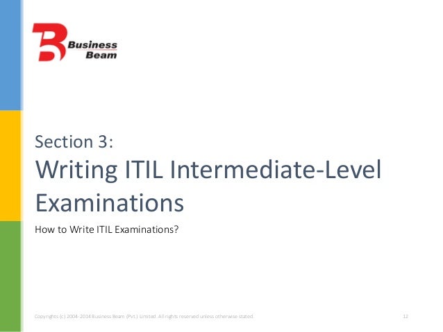 itil 4 format exam itil examinations write How to