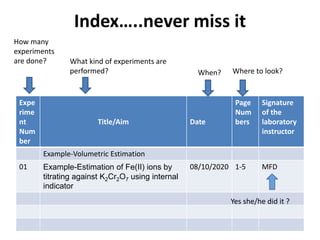 How to write laboratory report (journal) | PPTX
