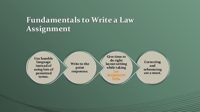 Law Assignment - MyHomeworkWriters how to write a law assignment