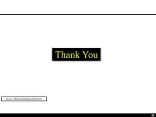 42
Thank You
Source : Manuscriptpedia and Internet
 