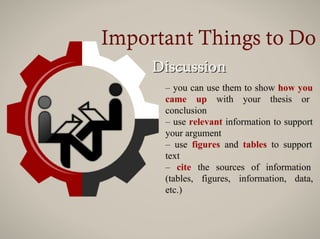 – cite the sources of information
(tables, figures, information, data,
etc.)
 
