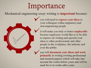 you will document your ideas and work
primarily in writing (writing professional
and research papers) which will take into
account the works before yours and will be
used for or in works after yours
 
