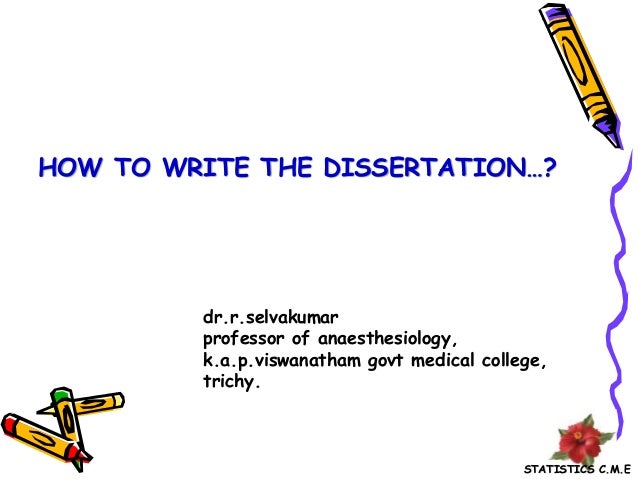 dissertation definition in medicine