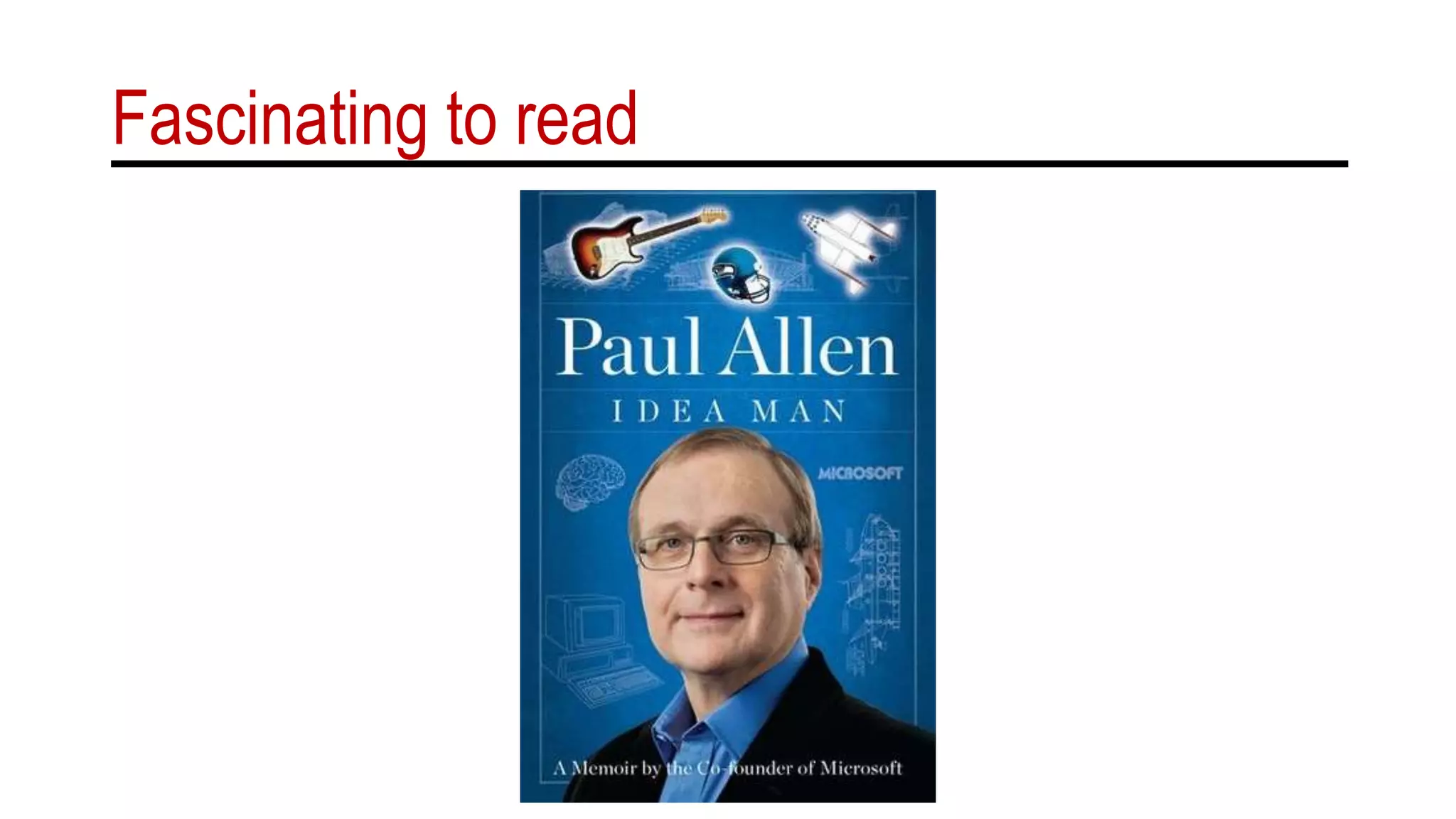 Fascinating to read
 
