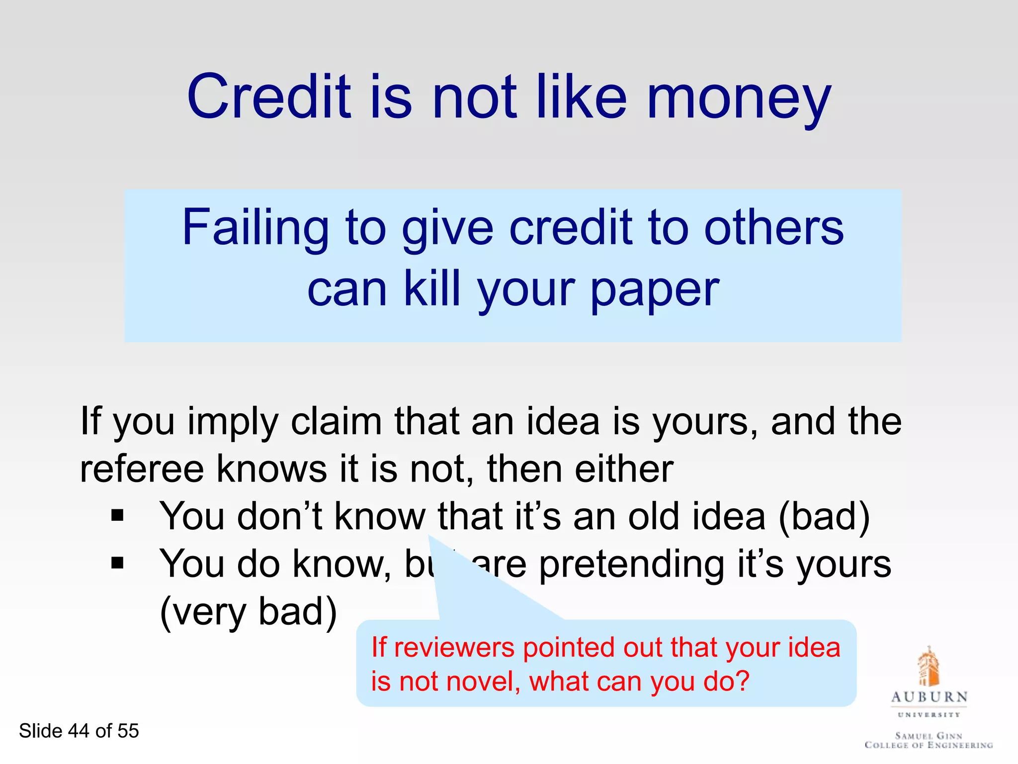 StructureAbstract (4 sentences)Introduction (1 page)The problem (1 page)My idea (2 pages)The details (5 pages)Related work (1-2 pages)Conclusions and further work (0.5 pages)