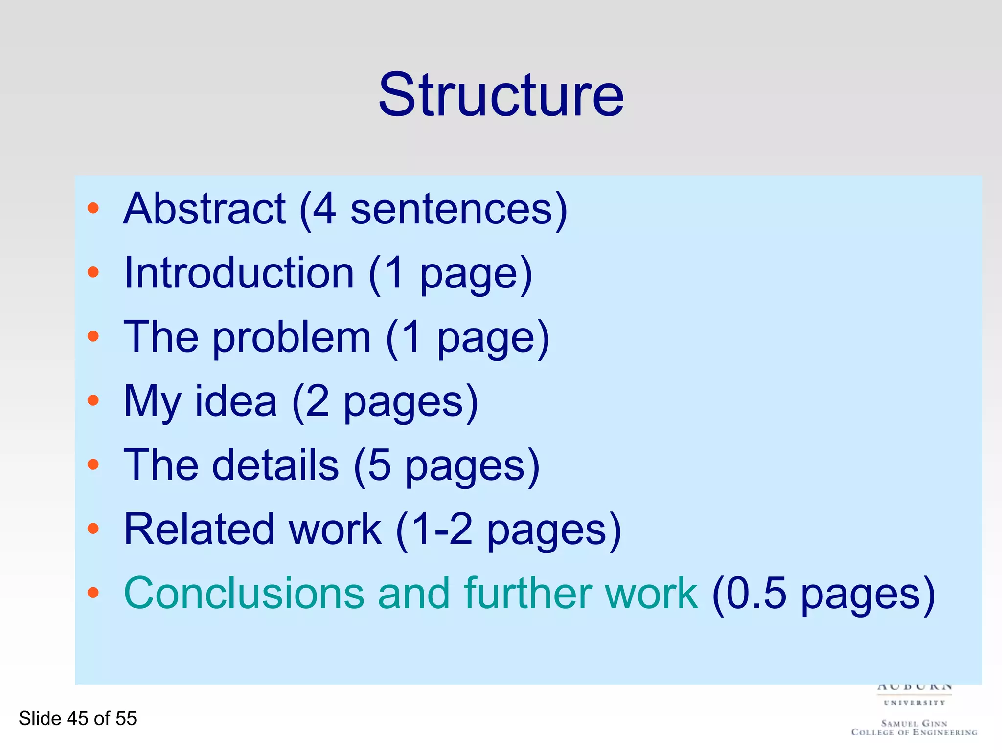 Related workFallacy	To make my work look good, I have to make other people’s work look bad