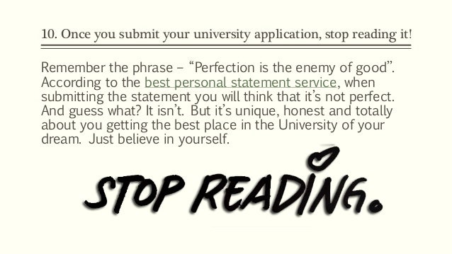 personal statement tips