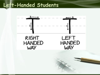 Left-Handed Students
 