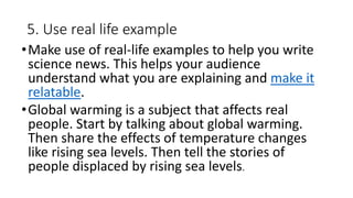 How to write Science news and feature.pptx