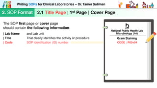 How to write so ps for clinical laboratories 2 of 4 | PPT