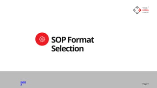 SOPFormat
Selection
INDE
X Page 11
 