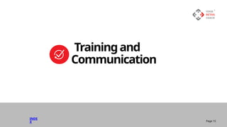 Trainingand
Communication
INDE
X Page 15
 
