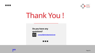 Thank You !
Page 20
Do you have any
questions?
consult@mindamend.net
INDE
X
 