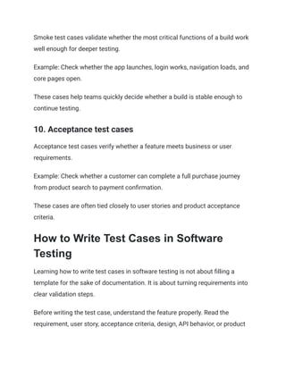 How to Write Test Cases in 2026 (With Format and Examples) | PDF