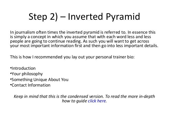 personal trainer bio examples