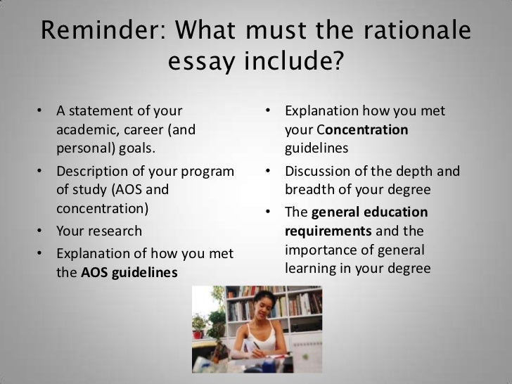 How to write rationale of the study