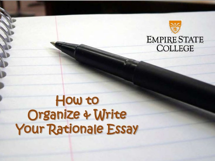 How to write a dissertation rationale