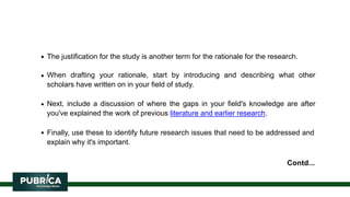 Science Rationale Example How to write the rationale for research – Pubrica.pdf