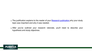 Justify In Research How to write the rationale for research – Pubrica.pdf