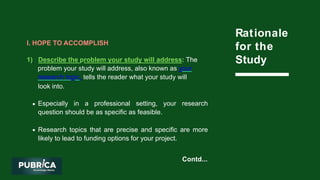 Funding Rationale How to write the rationale for research – Pubrica.pdf