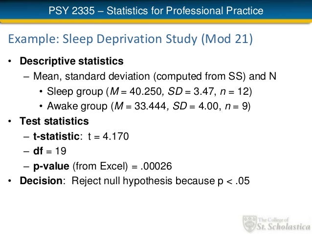 How to Report Test Results