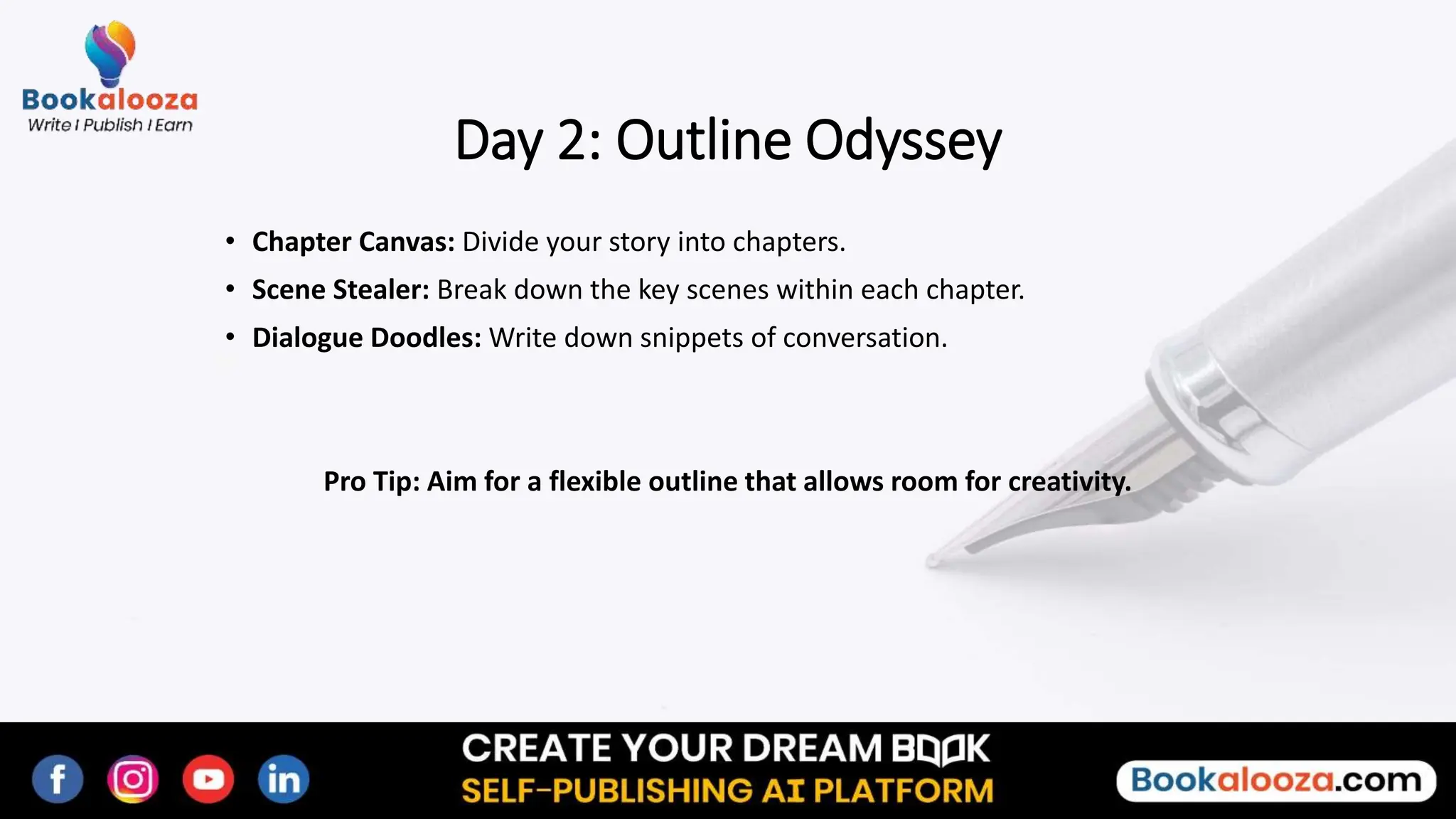 How to Write Your First Book in 5 By Bookalooza | PPTX