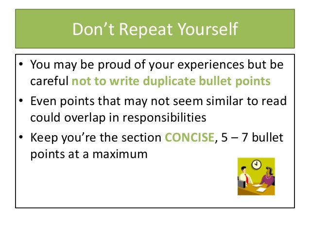 how to write your professional experience on your resume