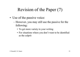 How To Write Your Seminar Paper