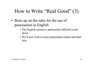 How To Write Your Seminar Paper