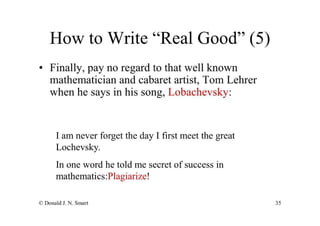 How To Write Your Seminar Paper