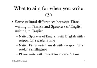 How To Write Your Seminar Paper